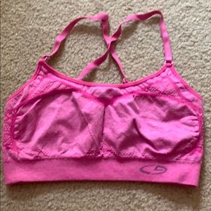Champion pink sports bra
